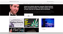 Desktop Screenshot of jameslevymusic.com